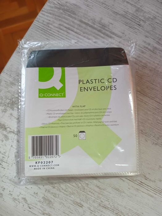 Джобове за CD/DVD PP (50 броя) Q-Connect