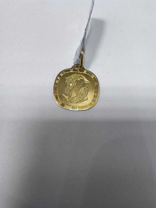 (Ag43) Medalion din aur de 18K (b11355.17) - 24 luni garantie!