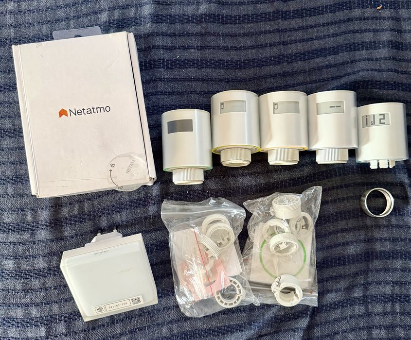 Pachet smart home – Releu Netatmo + 5 Capete Termostatate