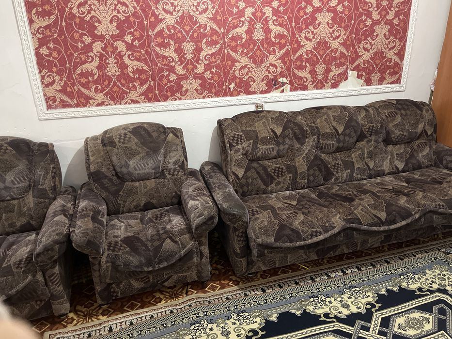 Диван трансформер с креслами