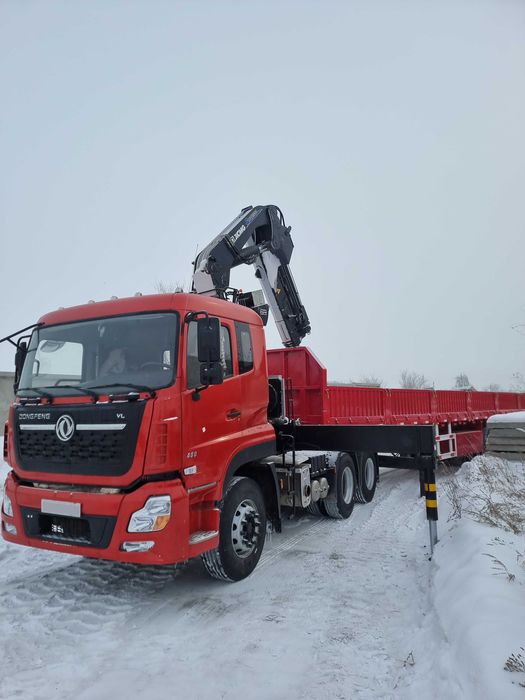 Доставка манипулятором до 20т, прицеп 13м, стрела 10м