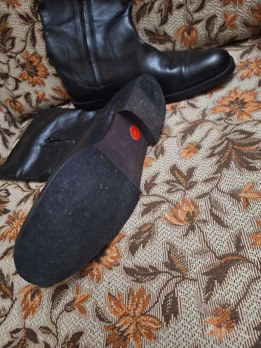 Сапоги мужские высокие, демисезонные производство ZARA, размер 40-41