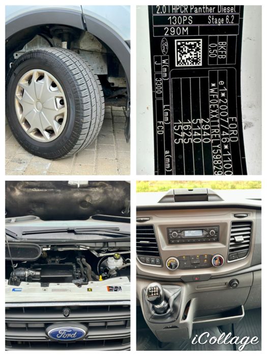 Ford Transit 2.0 TDCI, 130 CP, euro 6, an 2021, L2H2