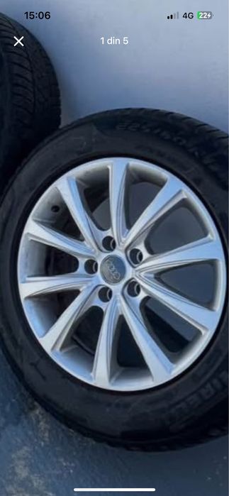 Jante Audi 225 /50 /17 M+S cu anvlope Pirelli