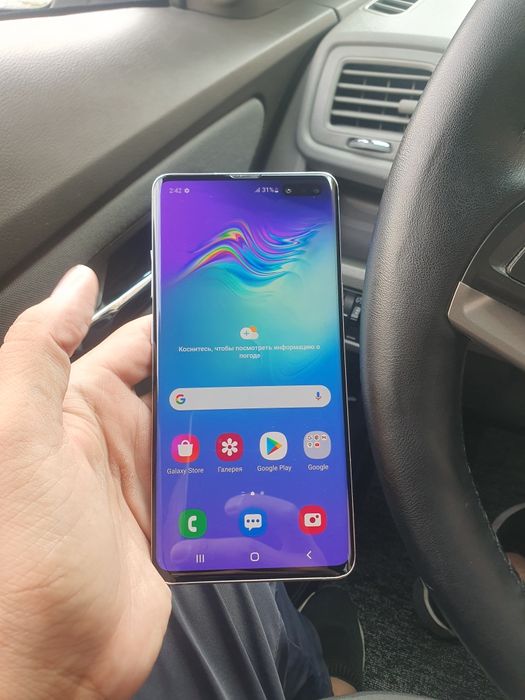 Samsung s10 5G xotirasi  256gb