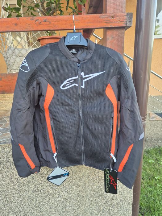 Geaca moto de vara anti vant Alpinestars Viper V2 air jacket black noua.