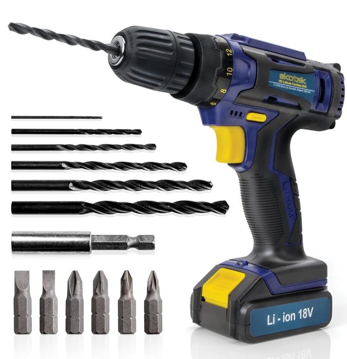 Акумулаторна бормашина Skotek 18V