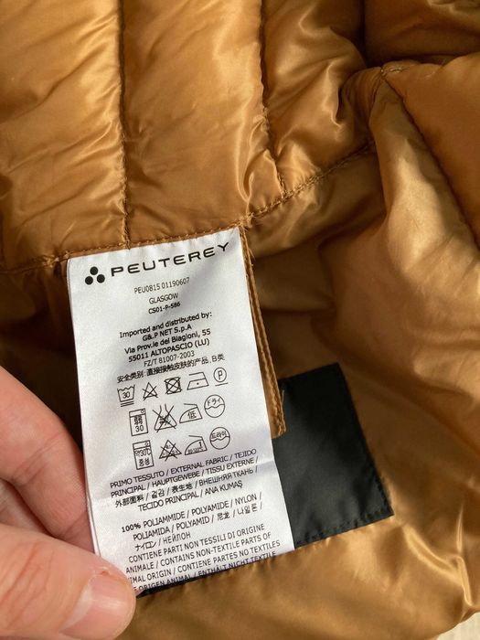 Peuterey Glasgow олекотено пухено яке с гъши пух размер L