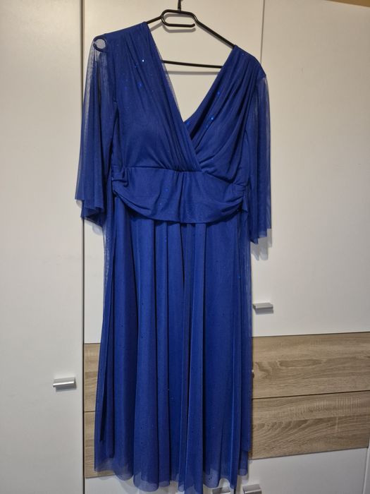Rochie albastra purtata o singura data