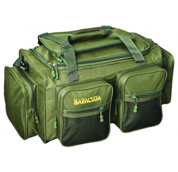 Geanta accesorii pescuit Baracuda B25, 60 x 33 x 31 cm, verde