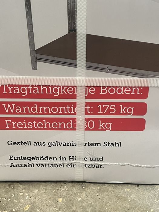 Raft metalic nou  sigilat 180 x 90 x 40