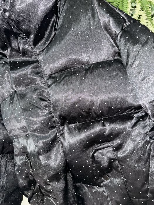 Geaca neagra cu cristale Swarovski