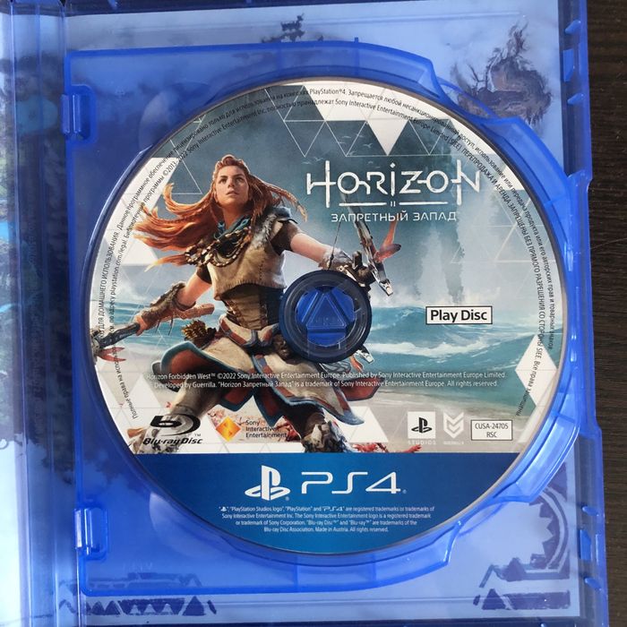 Диск на ps4/ps5 horizon 2: запретный запад