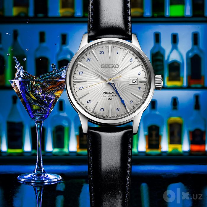 Seiko Presage GMT Cocktail Time “Silver Bullet” SSK049