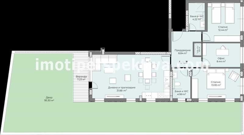 реф.16126 Три спални, собствен двор, АКТ 16-Беломорски!