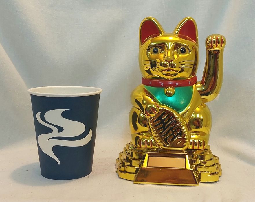 Японска Котка за Късмет МАНЕКИ НЕКО - 15 см