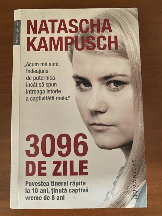 Vând carte “3096 de zile” de Natascha Kampusch.