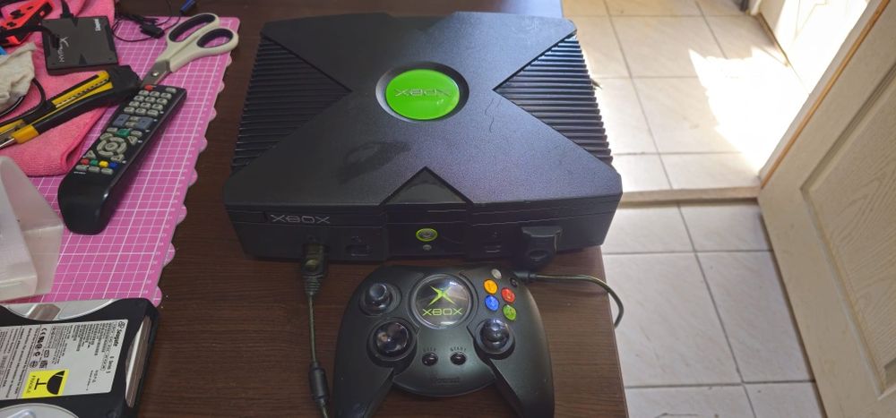 Consolă Xbox Clasic (Prima Generație) HDD 500GB  Restaurată Complet / RECAP