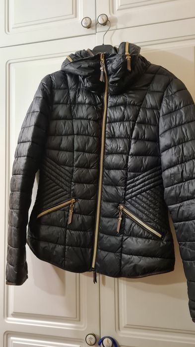 Jachetă de fâș neagră