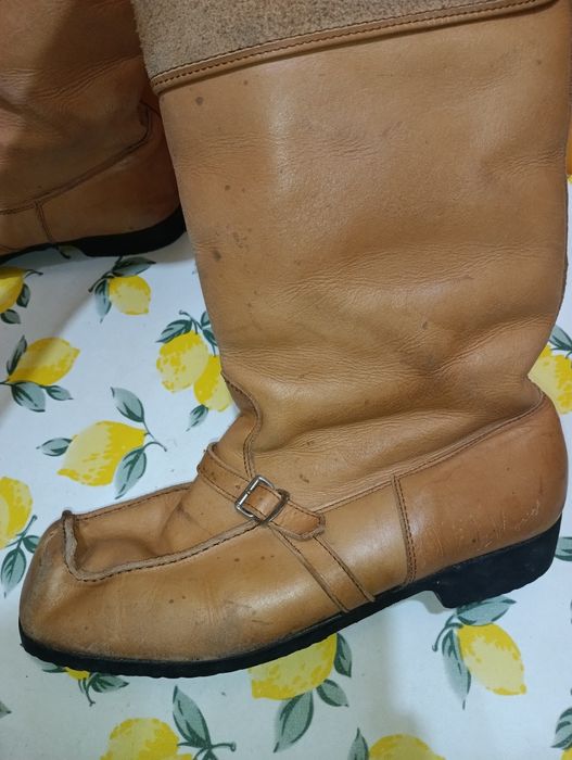 Кожени ботуши N 43,5 - 19 лв