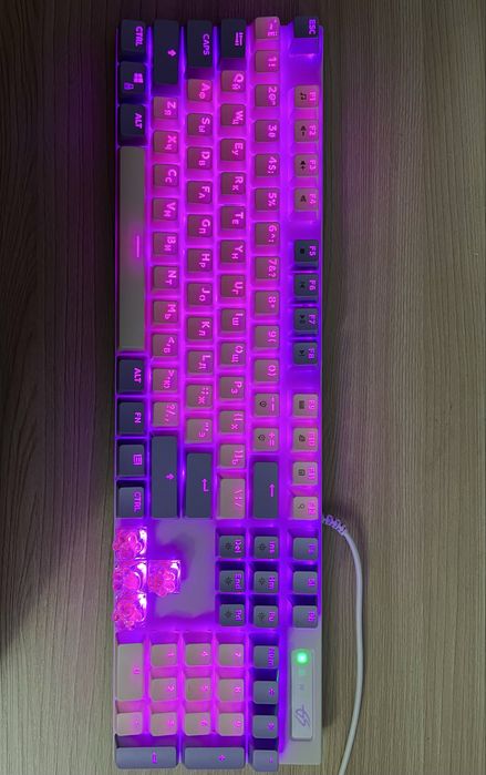 Клавиатура DEXP Widow белый