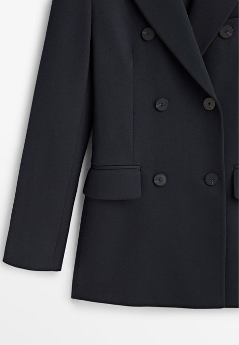 Sacou Massimo Dutti, bleumarin