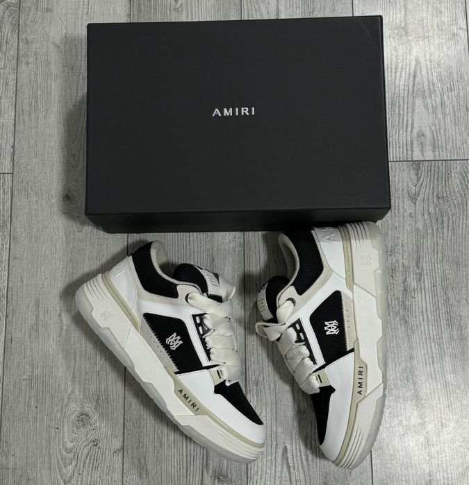 Amiri ma-1 alb cu negru