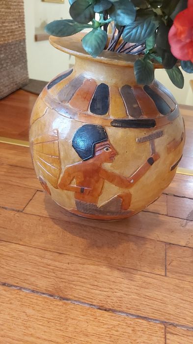 Statuete egiptene 2 bucăți, masca, piramida, Vaza egipteana