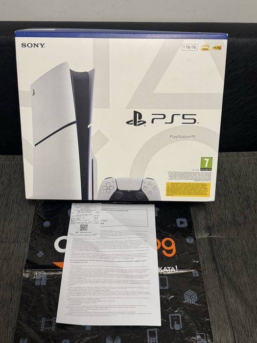 ***КАТО НОВ 1TB Sony Playstation 5 Ozone Гаранция 2025 PS5
