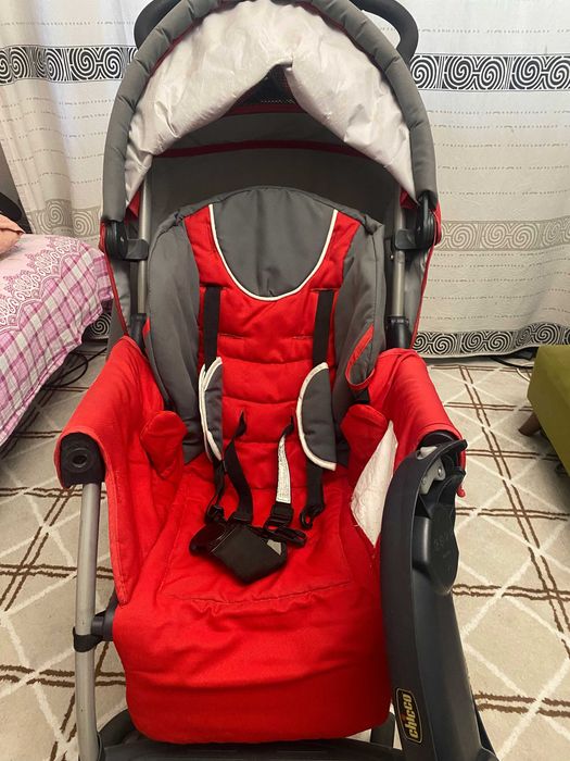 Детская коляска Chicco Cortina CX Red & Grey (оригинал)