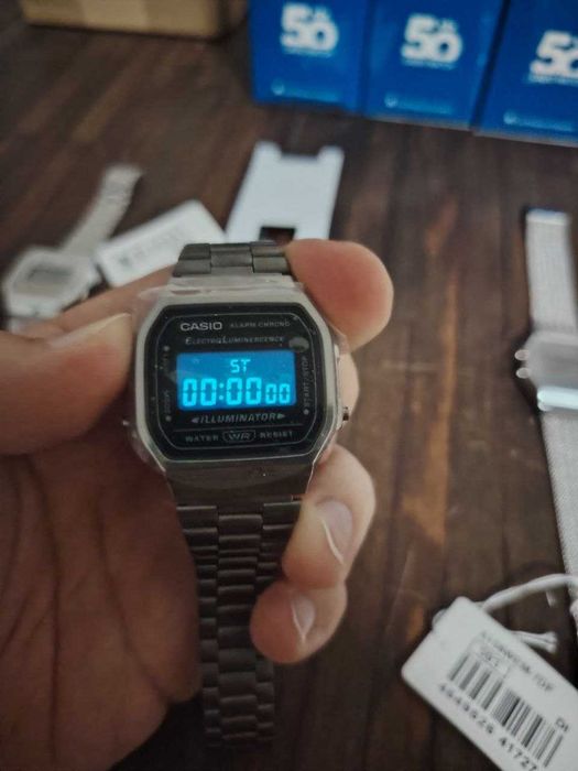 CASIO A158WEM-7S/A168WGG-1B/A168WA-8