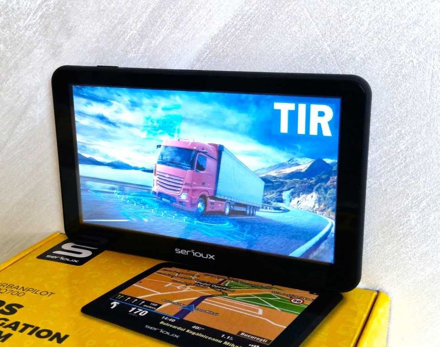 Navigator GPS  -SERIOUX 7" inch.Actualizat. pt TIR,Camion.NOU.Garantie