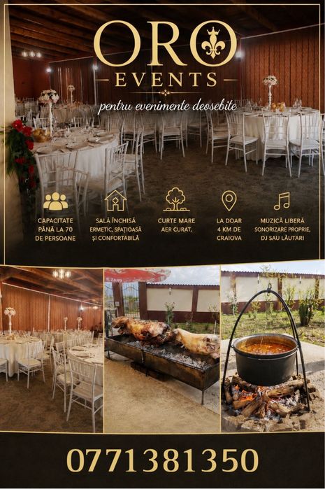 Locatie pt evenimente!!Bucovat Dolj