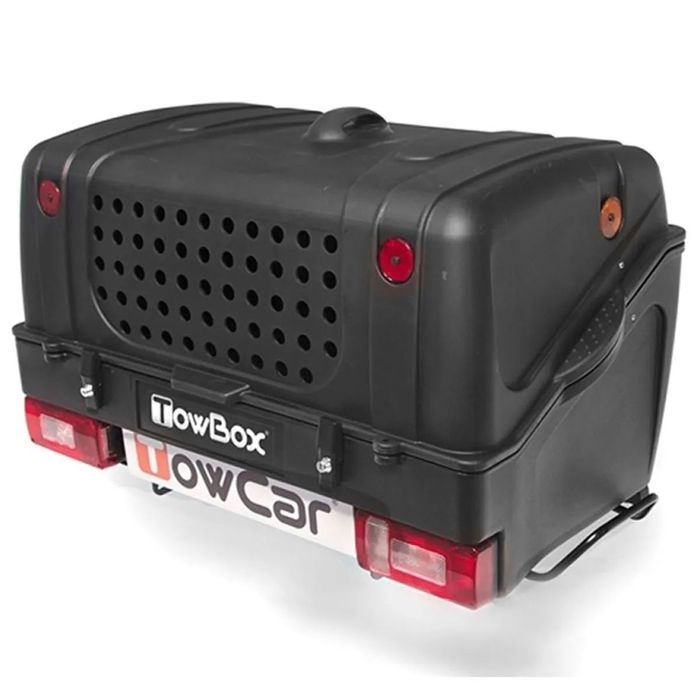 Cutie portbagaj pe carligul de remorcare Towbox V1 DOG negru ,Noua_Pret Importator, emitem Factura & Garantie