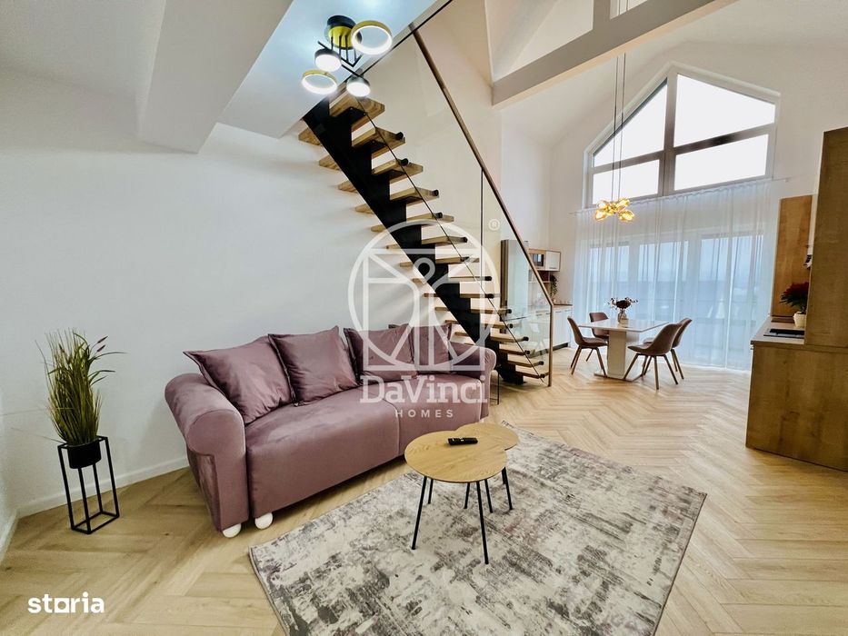 Penthouse 3 camere, 2 bai, orientare SUD | loc de parcare, jaluzele