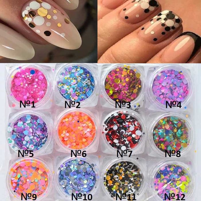 Конфети за декорация н маникюр