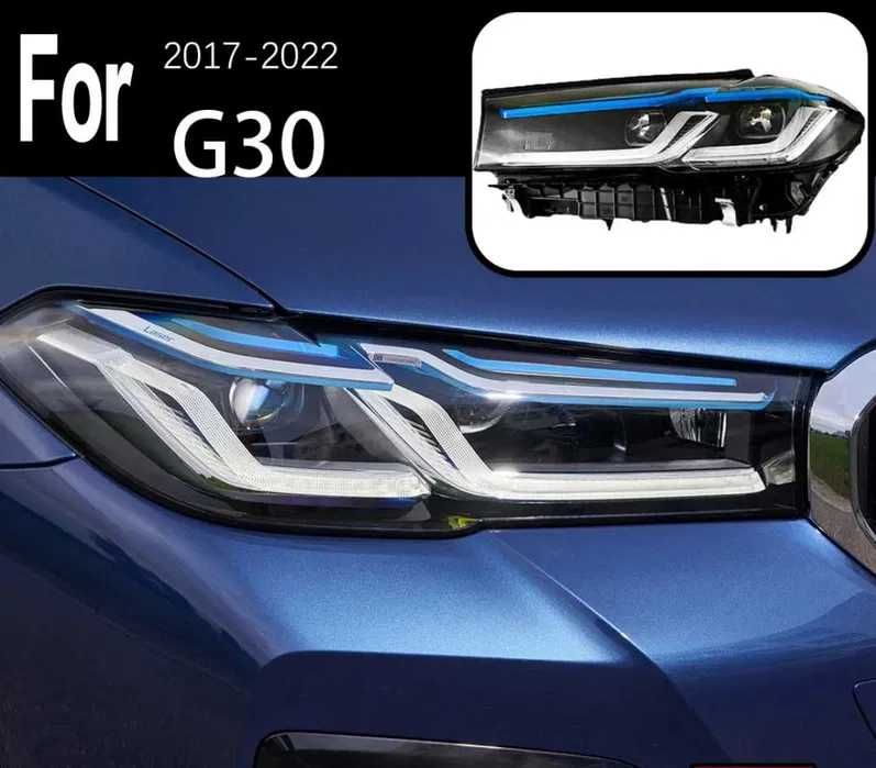 LED Фарове за BMW G30 G31 5 Серия (2017–2022) – Ляв + Десен LCI дизайн