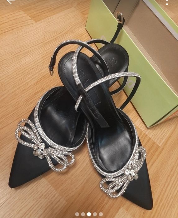 Sandale elegante  cu strasuri