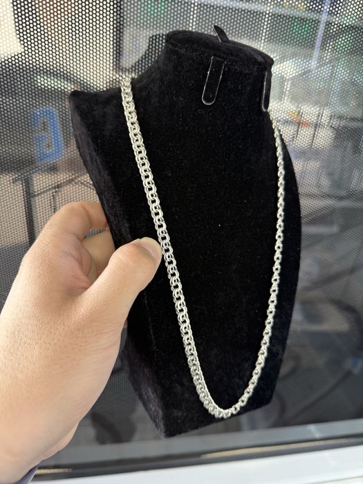 Кумуш Цепочка 925 Проба 44.53 Грамм 60 См