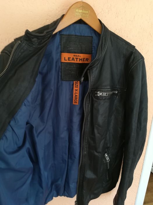 Geaca piele bărbați Superdry Xl