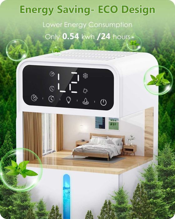 Нов Влагоабсорбатор с 30dB тиха работа/автоматично изключване ...