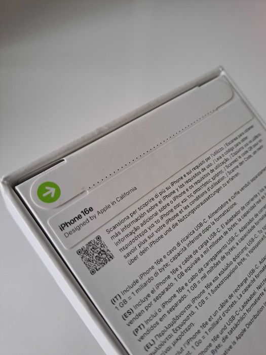 Telefon mobil iPhone 16e Sigilat 128GB. Orice retea