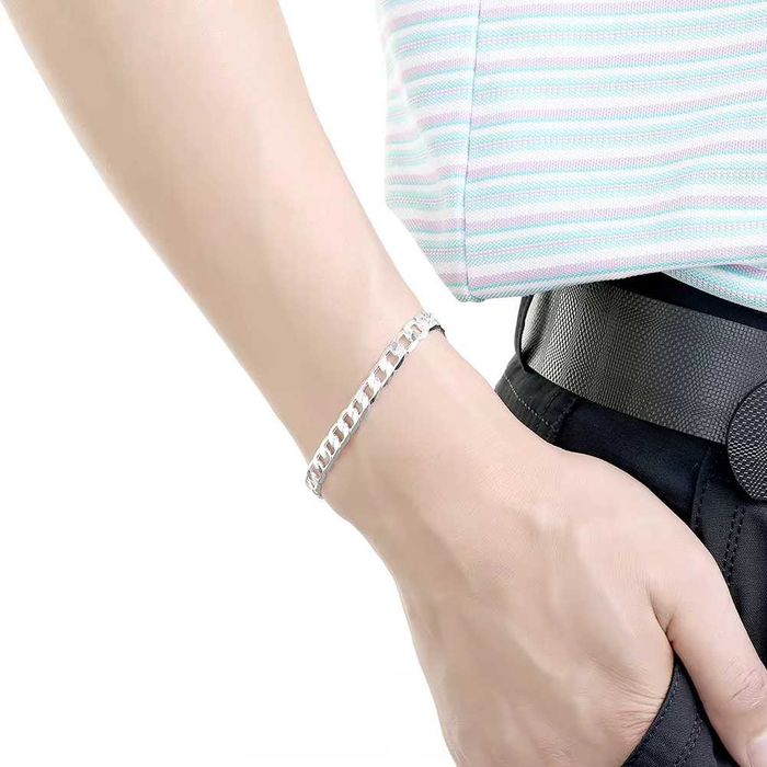 Bratara argint chain