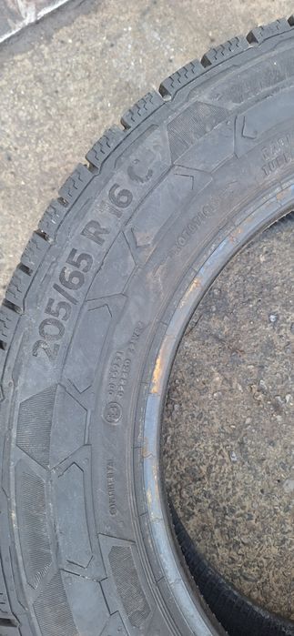 10mm! 2 бр 205 65 16C Continental vancontact winter
