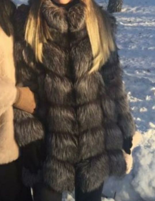 Продам шубу чернобурка