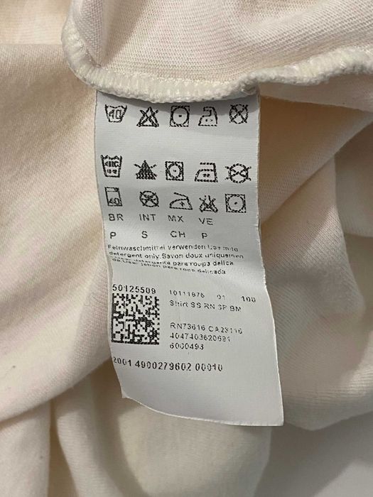 Tricou Hugo Boss alb ivory S barbati