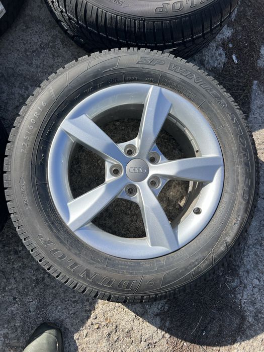Джанти 16” със ЗИМНИ гуми за Audi  ЧИСТО НОВИ !!цена за всичко