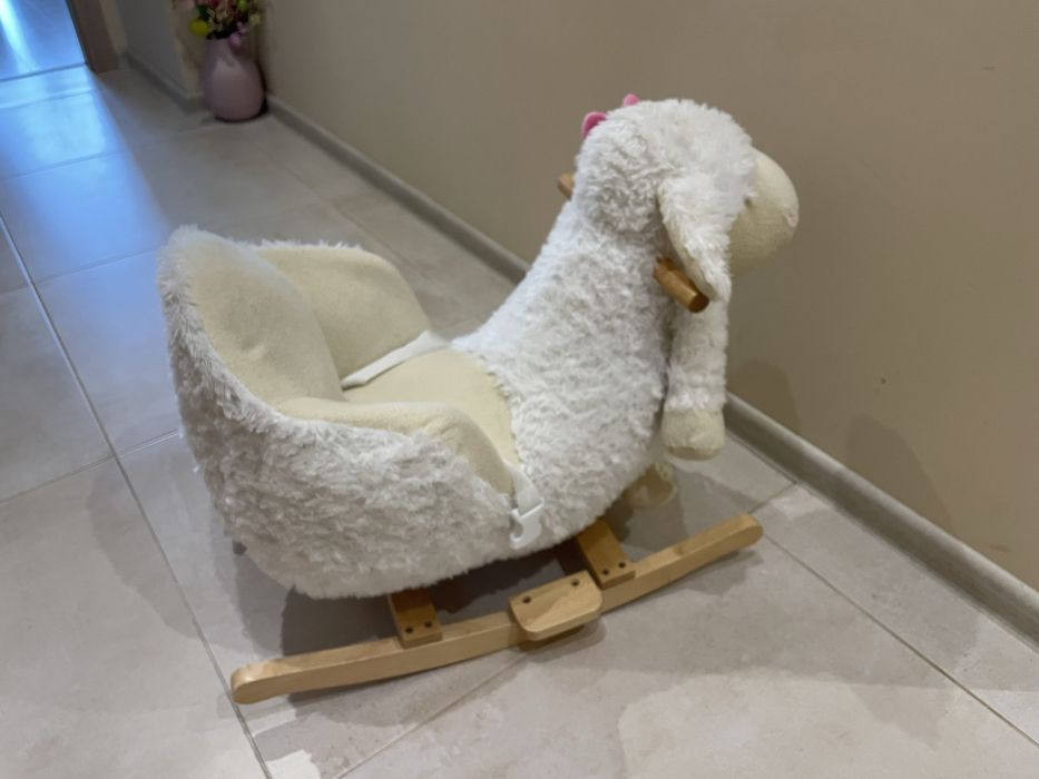 Люлееща дървена играчка, овца kikka boo