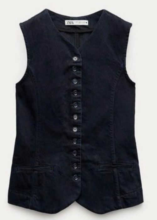 Деним жилет Zara