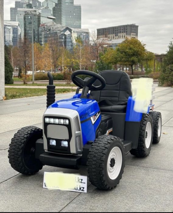 Павлодар синий трактор детская машина электромобиль